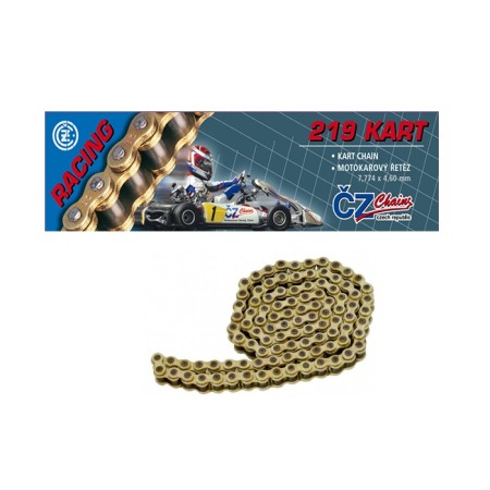 CZ Kæde, Guld, 219, 106 Led