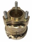 D.50x88 K.8 Magnesium Baghjulsnav - Triangular Flange